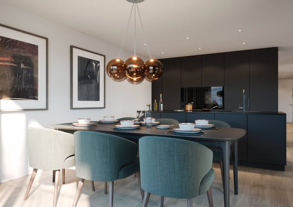 Neubau 4.5-Zimmer Wohnung, 1. OG, 128m2 Wohnfläche, zentrumsnahe Lage, wunderbare Seesicht 4