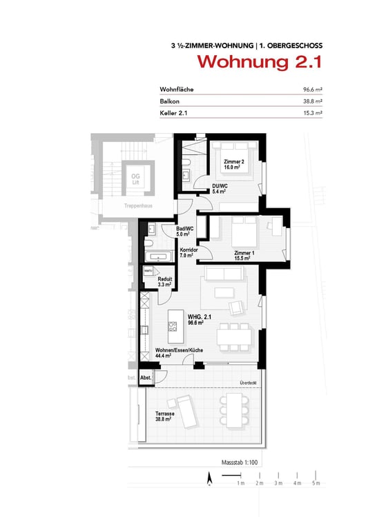 Erstvermietung: 3.5-Zimmer-Wohnung mit Panoramasicht der Extraklasse, inkl. 2x Einstellstellplätze 7
