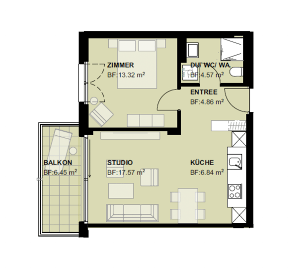 Neubau 3.5-Zimmerwohnung mit Balkon 9