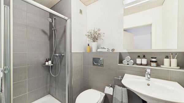 Dachwohnung mit offenem Wohnbereich und Aussicht ins Grüne 7