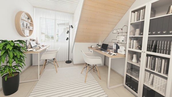 Dachwohnung mit offenem Wohnbereich und Aussicht ins Grüne 5