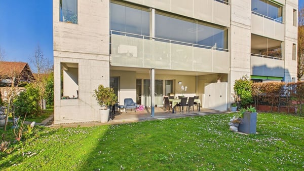 Attraktive 3.5-Zimmer-Gartenwohnung im beliebten Näniker-Quartier 1