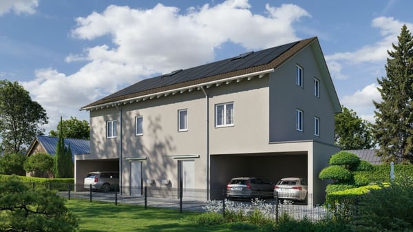 5-Zimmer-Neubauhaus mit Garten und gedecktem Sitzplatz