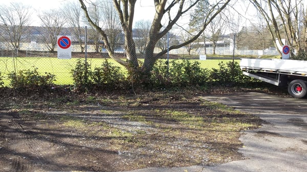 Parkplatz auf der Breite 2
