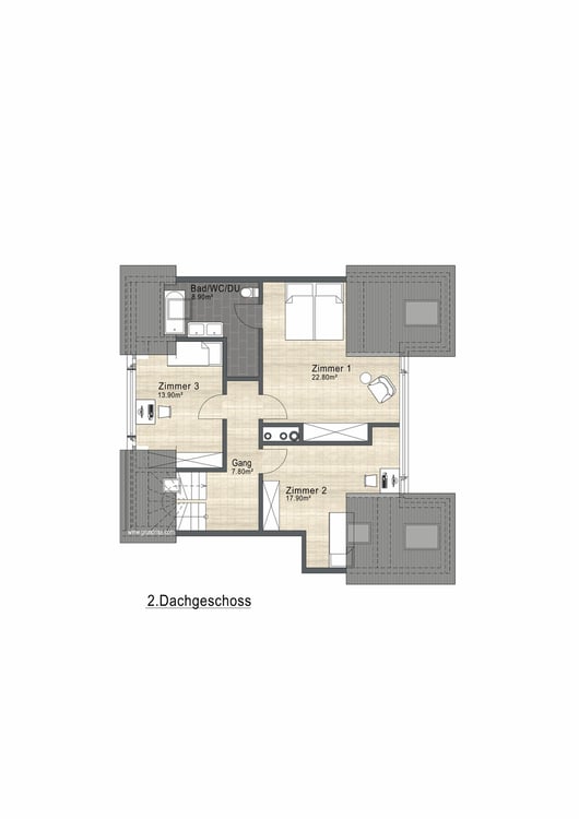 Ein Zuhause über den Dächern - grosszügige Duplex-Wohnung mit Weitsicht 5