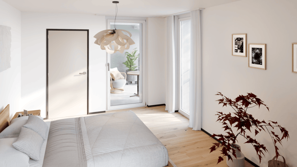 Neubau: Grosse, stilvolle 4.5-Zimmer-Wohnung mit Balkon und Loggia 8