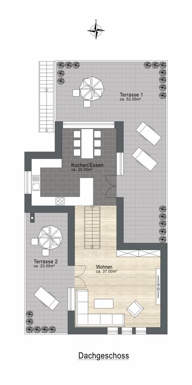 Begeisternde 5.5-Zimmer-Duplex-Wohnung mit zusätzlichem offenen Wohnraum 16
