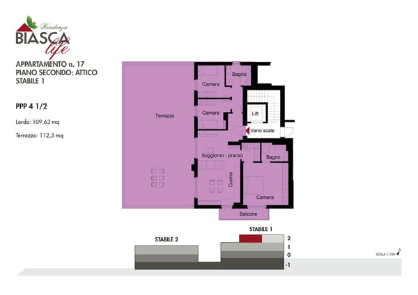 Moderno attico 1.5 locali da 2330 al mese, in 2 anni tuo! 4