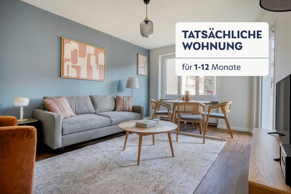 Schöne Iselin 1ZW mit privater W/T, 1 Minute zum Markt, über Blueground 1