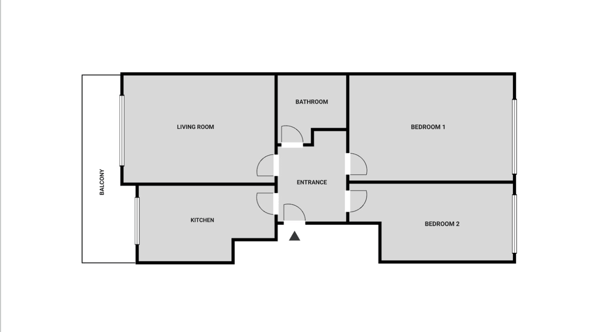 Tolle 1-ZW, mit Balkon, by Blueground 13