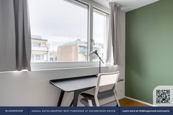 Gehobene 1.5 ZW mit privater W/T und schöne Aussicht, by Blueground 12