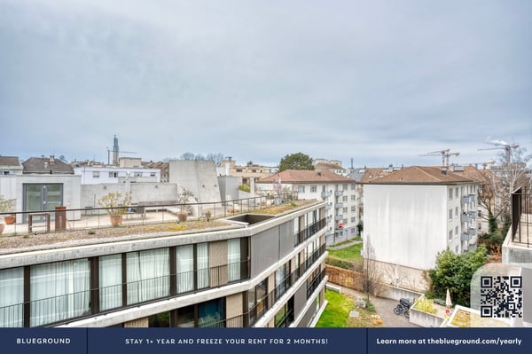 Gehobene 1.5 ZW mit privater W/T und schöne Aussicht, by Blueground 6