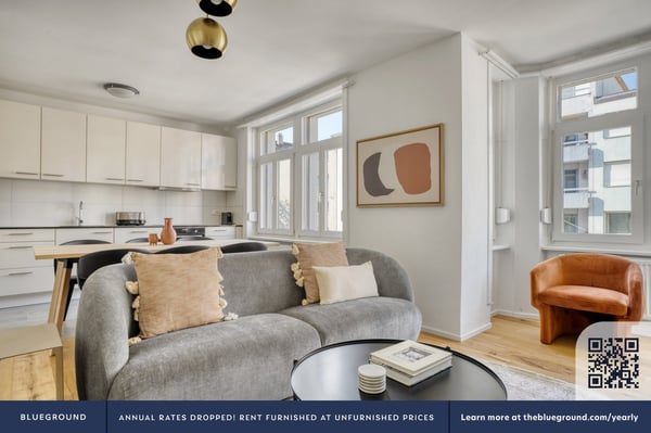 Gehobene Gundeldingen 1Zim +W/T & Lager, nah Basel SBB, über Blueground 2