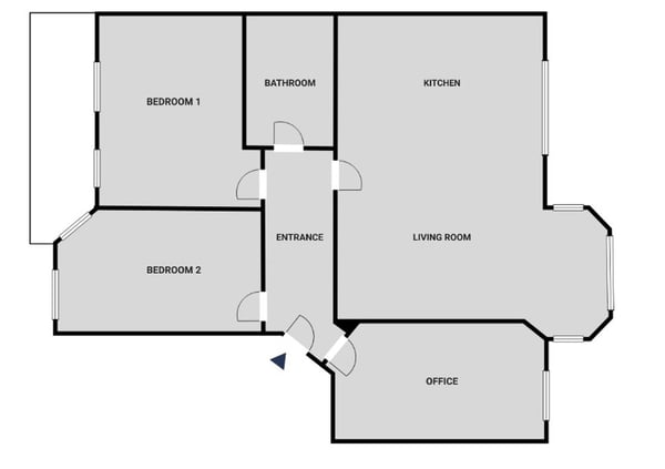 Gehobene Gundeldingen 1Zim +W/T & Lager, nah Basel SBB, über Blueground 13