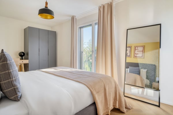 Frappente Wiedikon 1.5ZW mit Keller und W/T, nah z. SBahn Markt, über Blueground 12