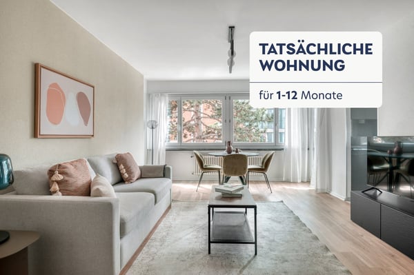 Sonniges Iselin 1.5 Zim.+Lager, 1 Min. zum Markt, über Blueground 1