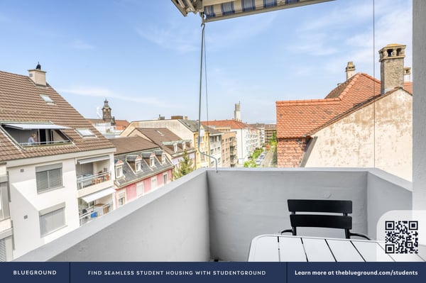 Träumerisches Iselin 1 Zim.+Lager, 1 Min. zum Markt, über Blueground 5