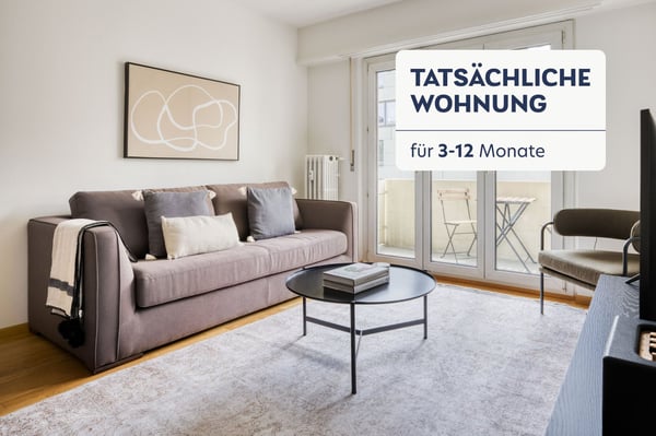 Schöne Wettstein 1.5 Zim. + Lager, 5Min von Kleinstein, über Blueground 1