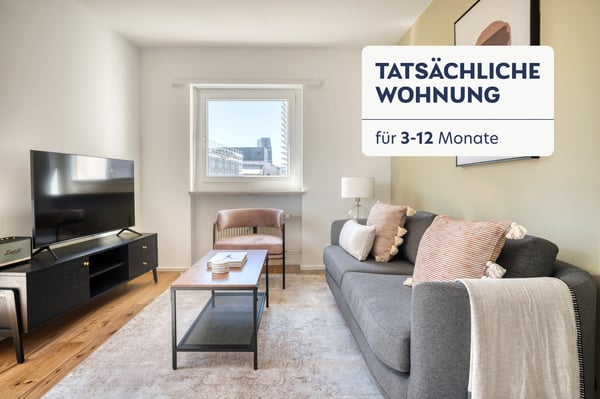 Helle Matthäus 1 Zim + Lager, 5Min an Kleinbasel, über Blueground 1