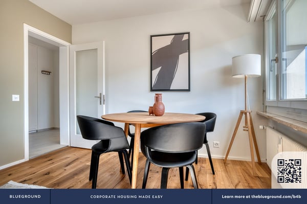 Helle Matthäus 1 Zim + Lager, 5Min an Kleinbasel, über Blueground 4