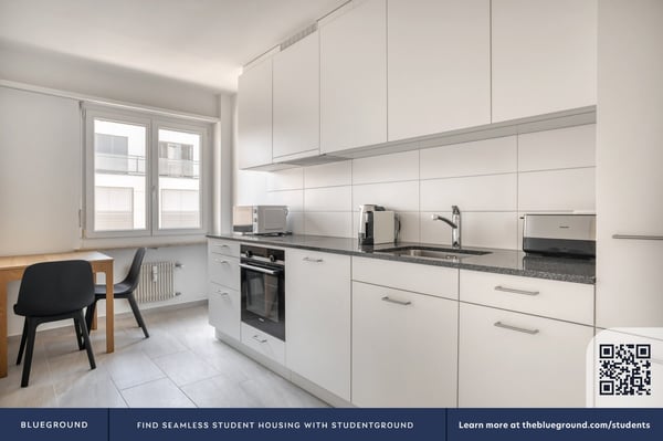 Helle Matthäus 1 Zim + Lager, 5Min an Kleinbasel, über Blueground 5