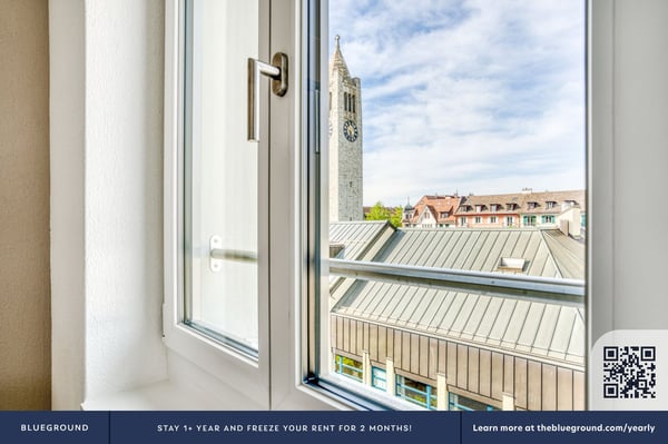 1.5 Zr im Weinegg, 10 Min. z Seefeld, voll möbliert, flex Mietdauer 11