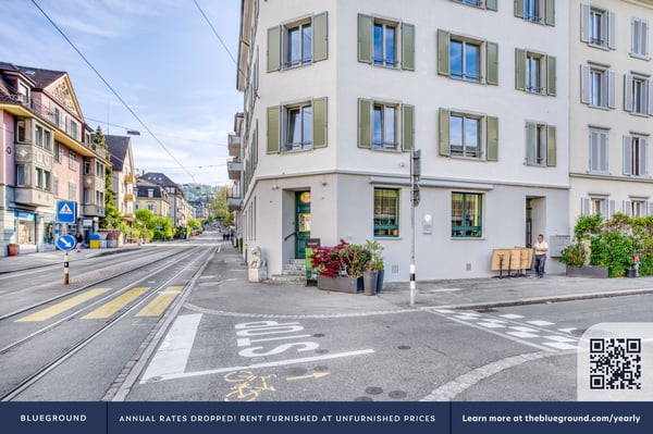 1.5 Zr im Weinegg, 10 Min. z Seefeld, voll möbliert, flex Mietdauer 13