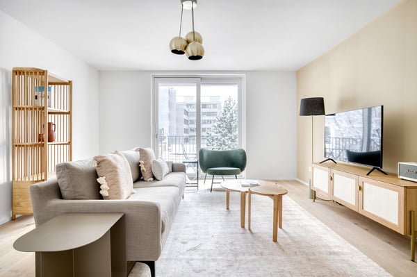 Geräumige Wiedikon 1.5 Zim.,Keller,W/T. 3 Min.zum Mkt, über Blueground 4