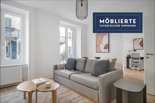 Tolle Wohnung in Seefeld, 1 Schlafzimmer + Office, Seenähe, über Blueground 1