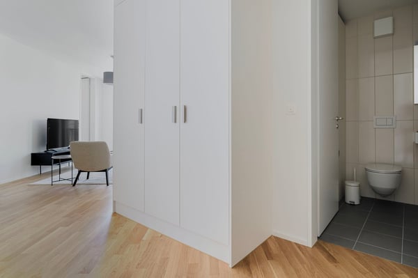 Luxus Wiedikon 1.5 ZW, Keller, W/T, 10 Min. z. Market, by Blueground 16