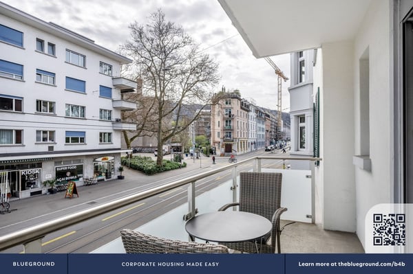 Luftige Wiedikon 1.5 ZW mit W/T. Nah zum Markt, by Blueground 4