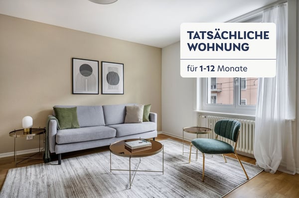 Luftige Wiedikon 1.5 ZW mit W/T. Nah zum Markt, by Blueground 1