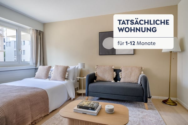 Schönes Studio (2.5 ZW) Unterstrass, 10 mit Tram von HB, by Blueground 1