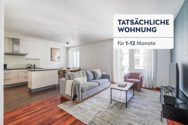 Luftige Wiedikon 4.5 ZW mit W/T, nah Markt & ZRH HB, by Blueground 1