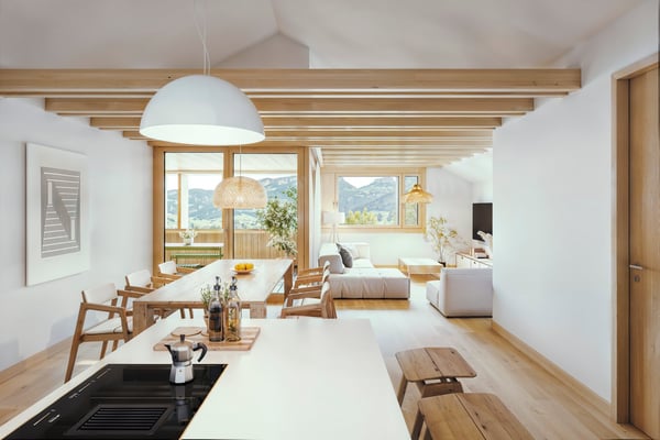 Traumhafte 3.5-Zimmer-Dachwohnung mit Bergpanorama in Appenzell 1