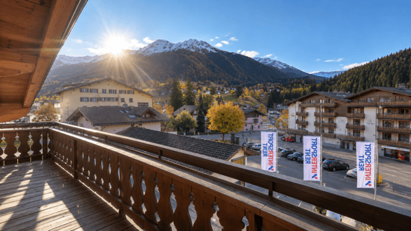 4.5 Zimmer Dachgeschosswohnung mitten im Zentrum von Klosters Platz 11