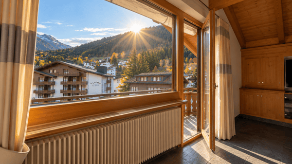 4.5 Zimmer Dachgeschosswohnung mitten im Zentrum von Klosters Platz 2