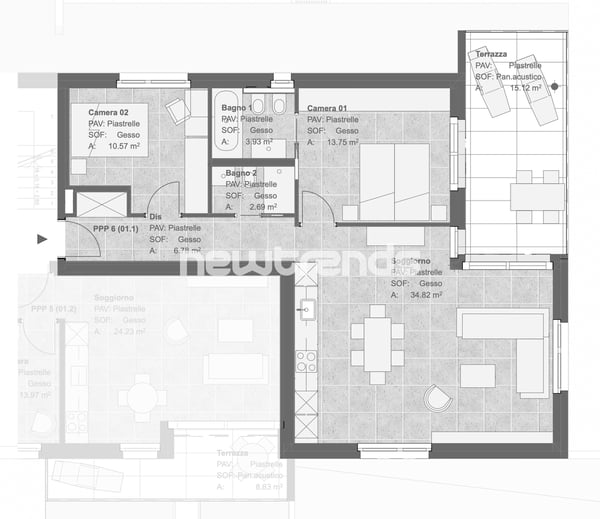 Tesserete, 1.5 locali di nuova costruzione in contesto di sole 8 unità 13