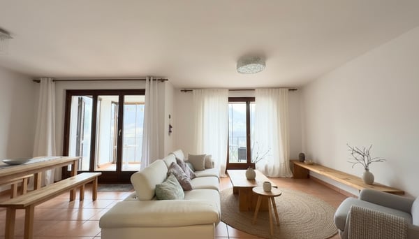 Arogno casa gemella con vista panoramica e giardino privato. 1