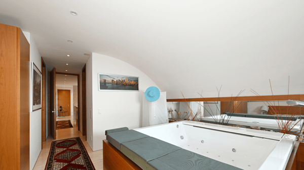 Porza, stupenda ed elegante villa di design con giardino privato. 8