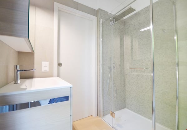 Montagnola – Arasio: elegante 1.5 locali con giardino privato e terrazza panoramica 9