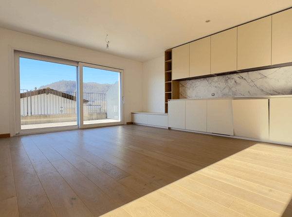 Appartamento moderno 1.5 locali con spazio esterno privato e vista aperte 10