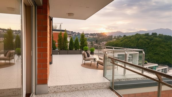 Paradiso, elegante attico con spettacolare vista lago 2