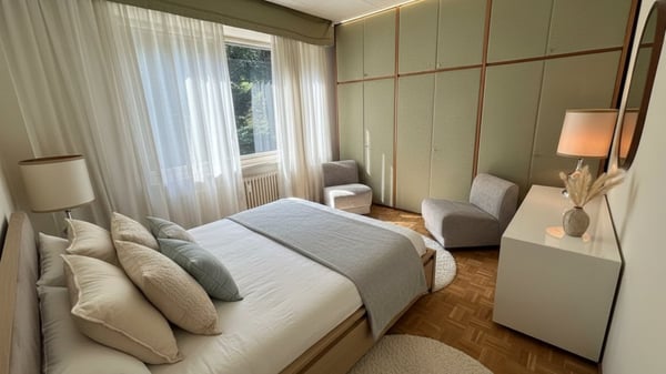 Paradiso, elegante attico con spettacolare vista lago 6