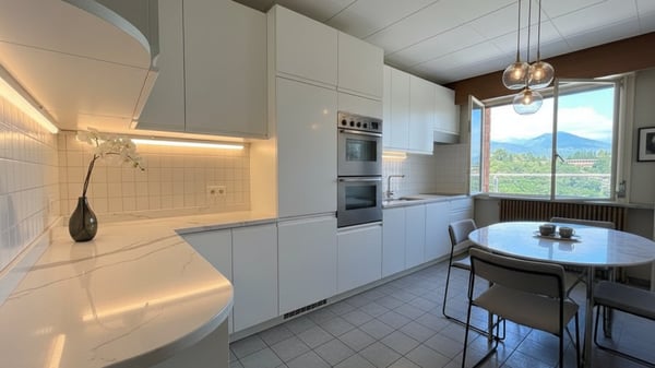 Paradiso, elegante attico con spettacolare vista lago 5