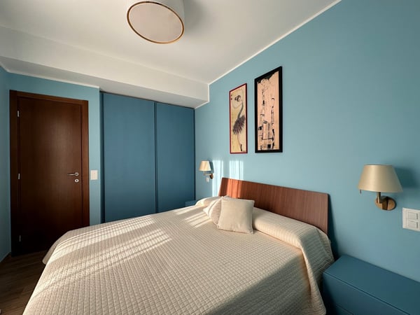 Magliaso, appartamento in contesto di 7 unità. Dotato di due bagni e giardino privato. 9