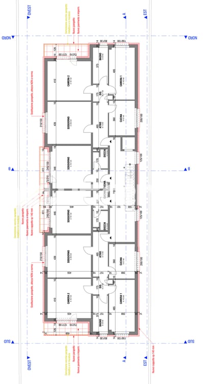 Mendrisio: palazzina a reddito con magazzino, 13 box e 5 posteggi este 13