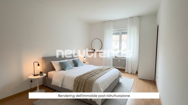 Mendrisio: palazzina a reddito con magazzino, 13 box e 5 posteggi este 6