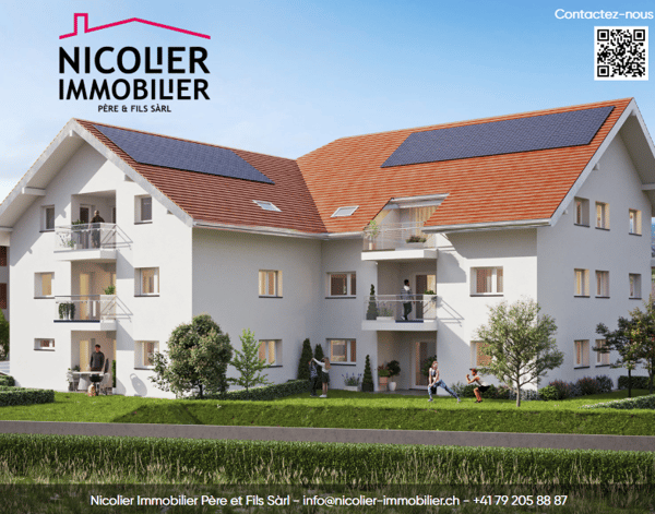 Appartement neuf de 2.5 pièces Corcelles-près-Payerne