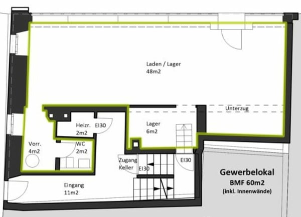 Platz für Ihre Geschäftsidee - Gewerbe in zentraler Lage von Neunkirch 1